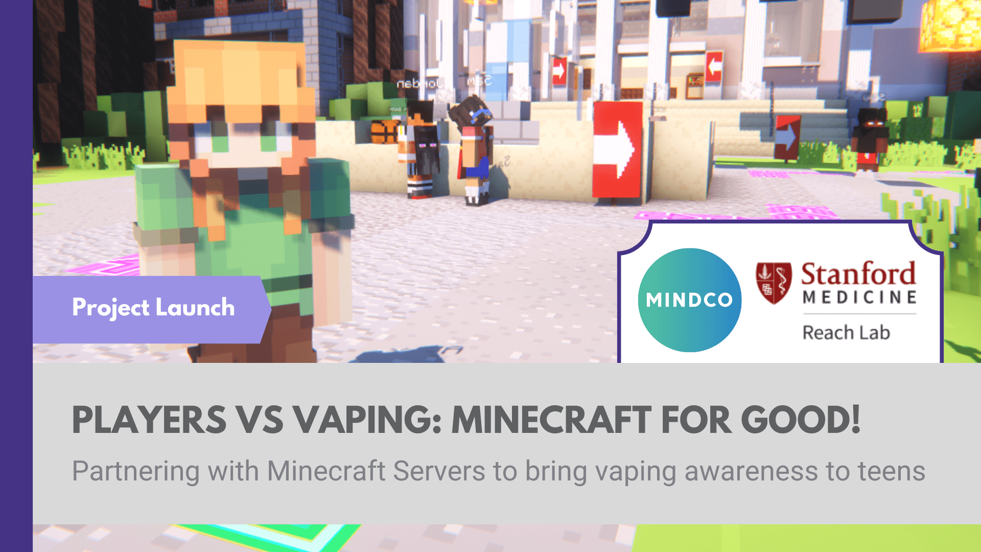 Pemain vs vaping: menggunakan minecraft untuk selamanya